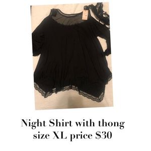 Night shift and thong